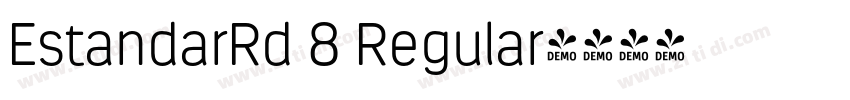 EstandarRd 8 Regular字体转换